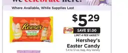 ShopRite Hershey's Easter Candy offer