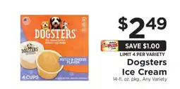ShopRite Dogsters Ice Cream offer