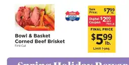 ShopRite Bowl & Basket Corned Beef Brisket offer