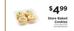 ShopRite Store Baked Cookies offer