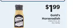 ShopRite Gold's Horseradish offer