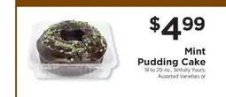 ShopRite Mint Pudding Cake offer
