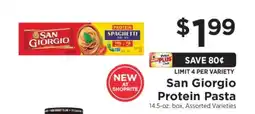 ShopRite San Giorgio Protein Pasta offer