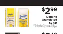 ShopRite Domino Granulated Sugar offer