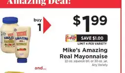 ShopRite Mike's Amazing Real Mayonnaise offer
