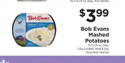 ShopRite Bob Evans Mashed Potatoes offer