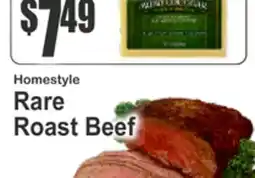 Food Universe Homestyle Rare Roast Beef offer