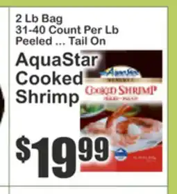 Food Universe AquaStar Cooked Shrimp offer