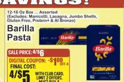 Food Universe Barilla Pasta offer
