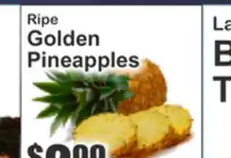 Food Universe Ripe Golden Pineapples offer