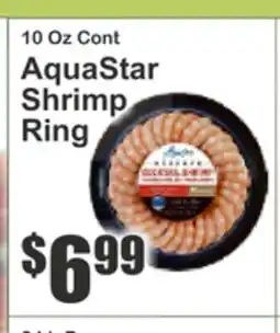 Food Universe 10 Oz Cont AquaStar Shrimp Ring offer