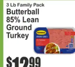 Food Universe Butterball 97% Lean Ground White Turkey offer