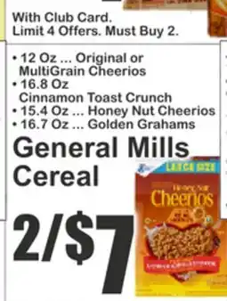 Food Universe General Mills Cereal offer