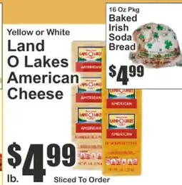 Food Universe Yellow or White Land O Lakes American Cheese offer
