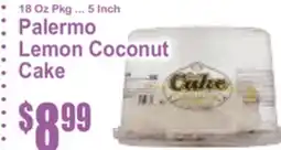 Food Universe • Palermo • Lemon Coconut Cake offer