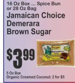 Food Universe Jamaican Choice Demerara Brown Sugar offer