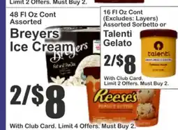 Food Universe Breyers Ice Cream, Talenti Gelato, Reeses offer