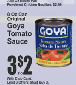 Food Universe Goya Whole Kernel Corn, Mashed Potatoes & Mixed Vegetables offer