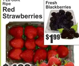 Food Universe 1 LB Count Ripe Red Strawberries offer