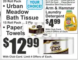 Food Universe • Urban Meadow Bath Tissue • Paper Towels offer