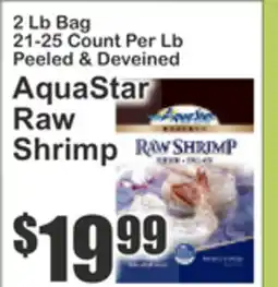 Food Universe AquaStar Raw Shrimp offer