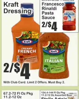 Food Universe Kraft Dressing offer