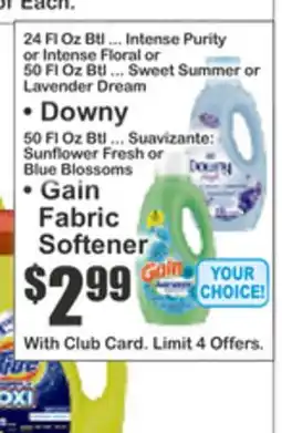 Food Universe • Downy • Gain Fabric Softener offer