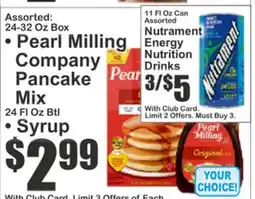 Food Universe • Pearl Milling Company Pancake Mix • Syrup offer