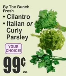 Food Universe By The Bunch Fresh Cilantro Italian or Curly Parsley offer