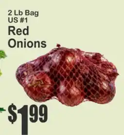 Food Universe 2 Lb Bag US #1 Red Onions offer