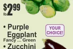 Food Universe • Purple Eggplant Fancy ... Green • Zucchini offer