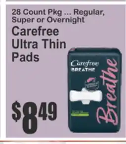 Food Universe Carefree Ultra Thin Pads offer
