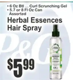 Food Universe Herbal Essences Hair Spray offer