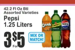 Food Universe Pepsi 1.25 Liters offer