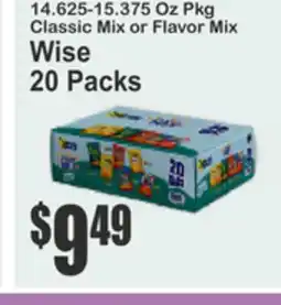 Food Universe Wise Classic Mix or Flavor Mix offer