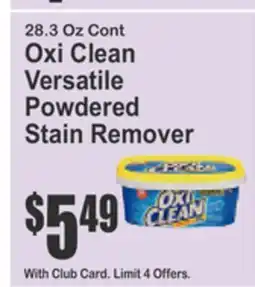 Food Universe OXI CLEAN VERSATILE POWDERED STAIN REMOVER offer