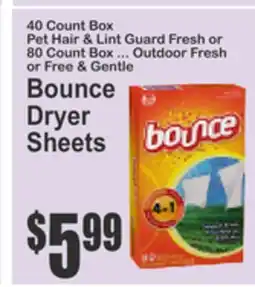 Food Universe Bounce Dryer Sheets offer