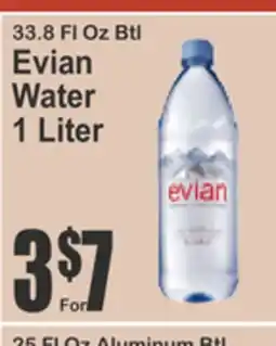 Food Universe Evian Water offer