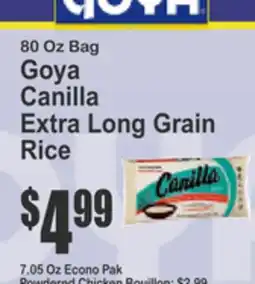 Food Universe Goya Coconut Milk, Canilla Extra Long Rice offer