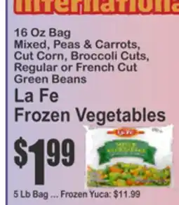 Food Universe La Fe Frozen Vegetables offer