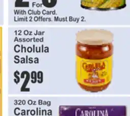 Food Universe Cholula Salsa offer