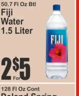 Food Universe Fiji Water offer