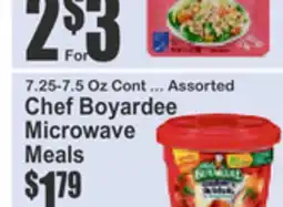 Food Universe 7.25-7.5 Oz Cont ... Assorted Chef Boyardee Microwave Meals offer
