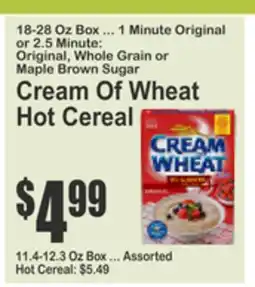Food Universe Original Farina Hot Cereal offer