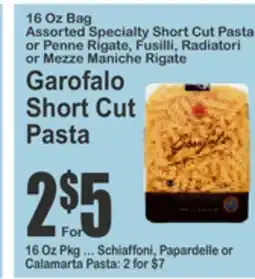 Food Universe Garofalo Short Cut Pasta offer