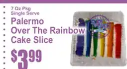 Food Universe Pralermo Over The Rainbow Cake Slice offer