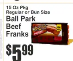 Food Universe Ball Park Meat Franks offer
