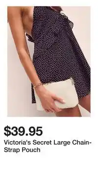 Victoria's Secret Victoria's Secret Large Chain-Strap Pouch offer