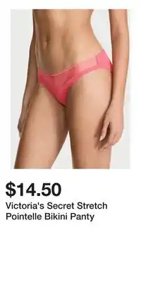 Victoria's Secret Victoria's Secret Stretch Pointelle Bikini Panty offer