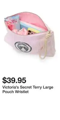 Victoria's Secret Victoria's Secret Terry Large Pouch Wristlet offer